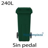 Contenedores de basura 240L verde412