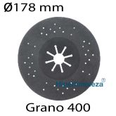Lija flexible SAG diámetro 178mm grano 400
