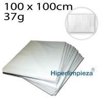 Mantel papel blanco en rollo 1 x 100 metros, 37 gramos