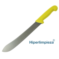 Cuchillo profesional detectable carnicero 305mm MT048 amarillo