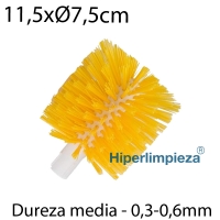 Escobilla núcleo plástico 130mm amarillo