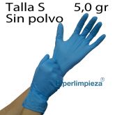 1000 guantes nitrilo azul 5 gr talla S