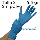 1000 guantes nitrilo extra azul 5,5 gr talla S