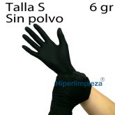 1000 guantes nitrilo negro 6 gr TS