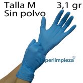 1000 guantes nitrilo sensitive azul 3,1 gr talla M