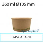 1000 Tarrinas papel helado 360 ml 12oz