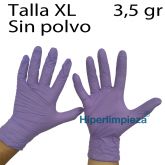 1000 uds Guantes de nitrilo violeta 3,5 gr TXL