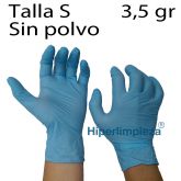 1000 uds guantes nitrilo azules 3,5g talla S