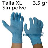 1000 uds guantes nitrilo BIO azul 3,5g TXL