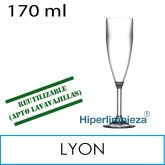 12 copas cava reutilizables Lyon PC 170 ml