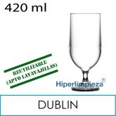 12 copas cerveza reutilizables Dublin PC 420 ml