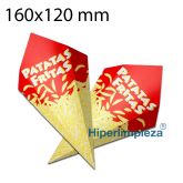 1600 conos para fritos impresos 16x12 cm