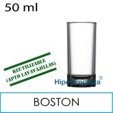 24 vasos chupito reutilizables Boston PC 50 ml