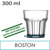 36 vasos reutilizables Boston PC 300 ml