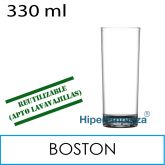 36 vasos reutilizables Boston PC 330 ml