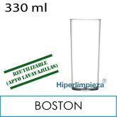 48 vasos reutilizables Boston PC 330 ml