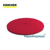 5 cepillos-esponja circular semiblando rojo 508 mm