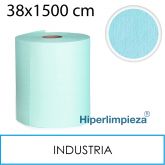 Bayeta TST en rollo 38cm x 150m turquesa