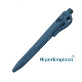 Bolígrafo detectable clip criogénica M104 azul