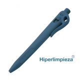 Bolígrafo detectable clip punta fina M104 azul