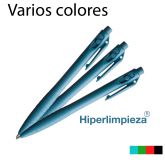 Bolígrafo retráctil detectable con clip tinta colores