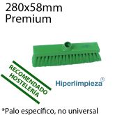 Cepillo barrer 280mm Premium suave PREM verde