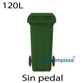 Contenedores de basura premium 120L verde411