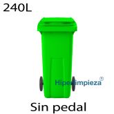 Contenedores de basura premium 240L verde404
