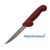 Cuchillo profesional detectable deshuesar 127mm MT052 rojo