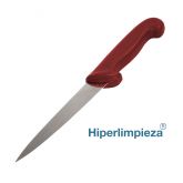 Cuchillo profesional detectable fileteador 165mm MT053 rojo