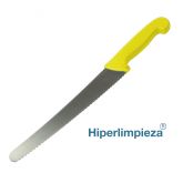 Cuchillo profesional detectable pan/pastelería 254mm MT055 amarillo