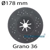 Lija flexible SAG diámetro 178mm grano 36