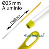 Mango de aluminio 1380 mm alimentario amarillo