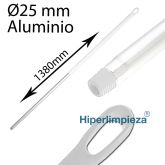 Mango de aluminio 1380 mm alimentario blanco