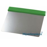 Rasqueta detectable flexible inox 120x100mm M522 verde