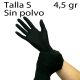 1000 uds guantes nitrilo negros 4,5 g TS