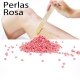 15 uds cera depilatoria vegana rosa perlado
