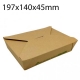 300 cajas take away 1490ml 20x14cm