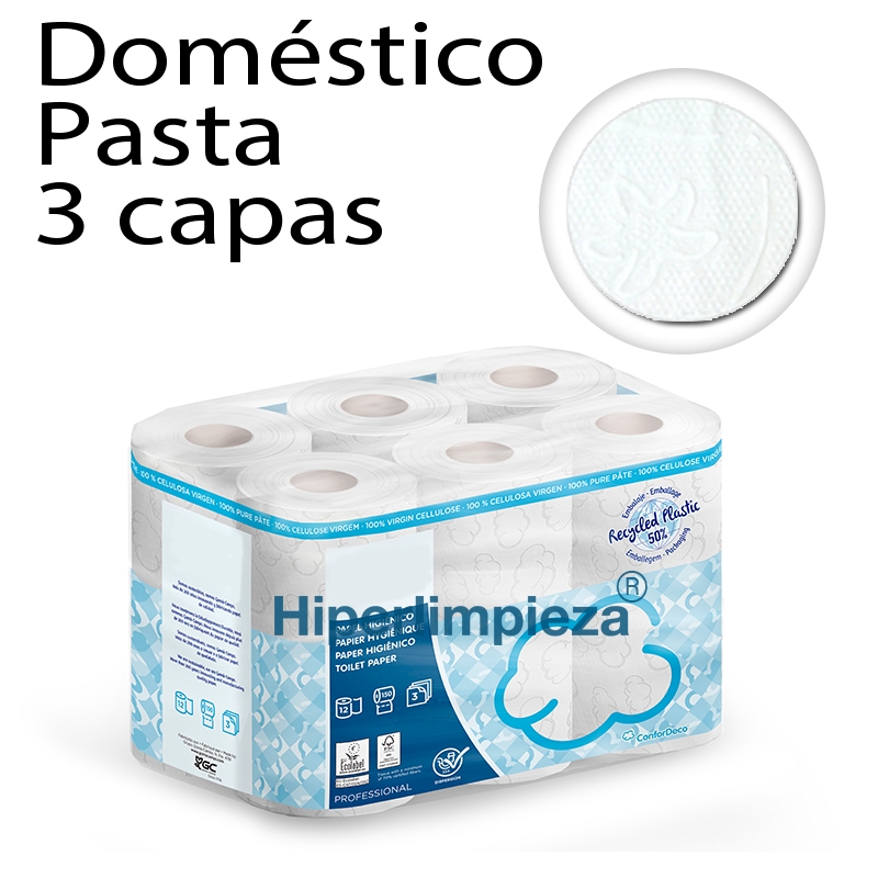 GC | Papel higiénico doméstico - 3 capas